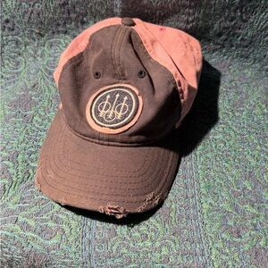 Pink and Brown Women's Hat
